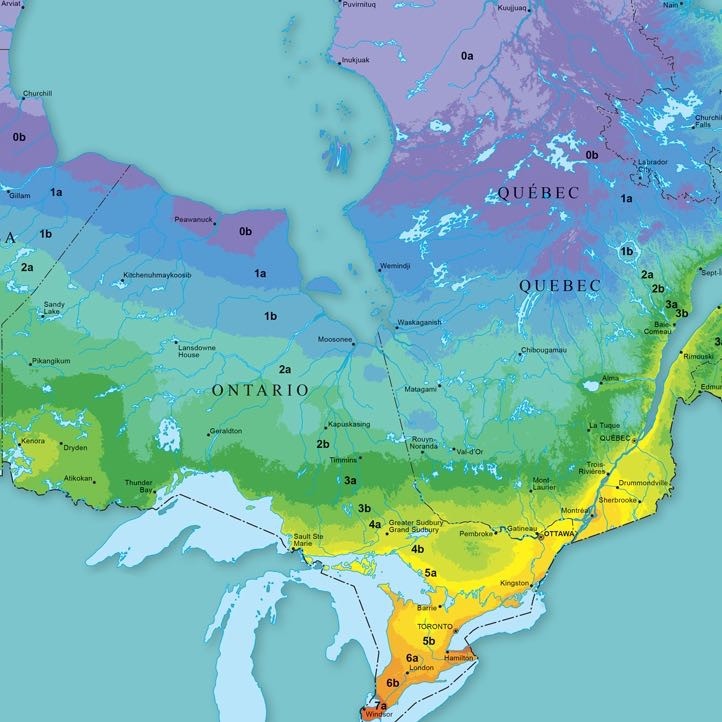 Hardiness zones, USDA, USDA Map, Hardiness zones in Canada, Canada Climate, Canada Weather, Regional Gardening
